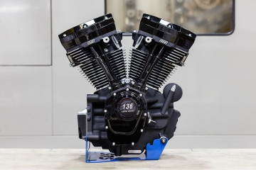 Picture of S&S Cycle 2018+ Oil Cooled M8 Softail Models MK136B Black Edition Engine w/ 550G Cam