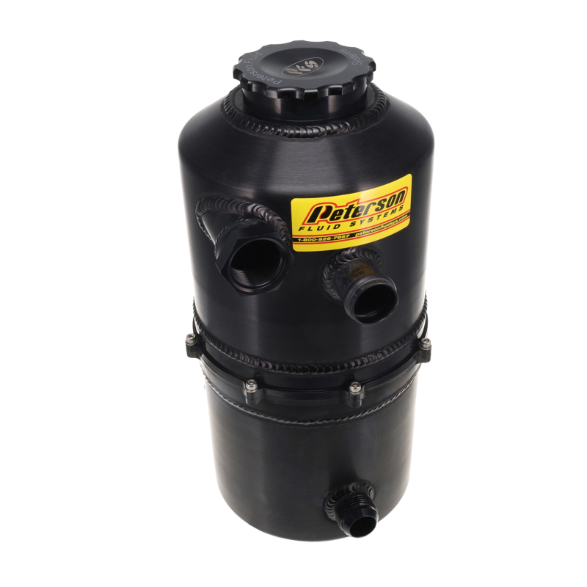 Picture of Peterson Fluid Systems Tank Drag 2.3 Gallon -16AN Single Return - Black