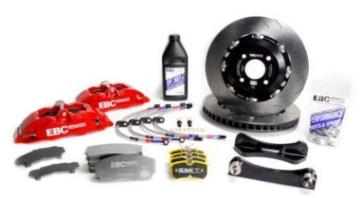 Picture of EBC Racing 06-18 BMW X5 (E70/F15) Red Apollo-6 Calipers 380mm Rotors Front Big Brake Kit