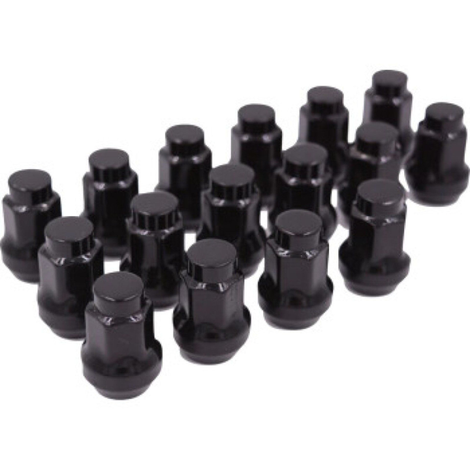 Picture of Raceline Conical Lug Nuts - 10mm x 1.25 - 16 Pack - Black