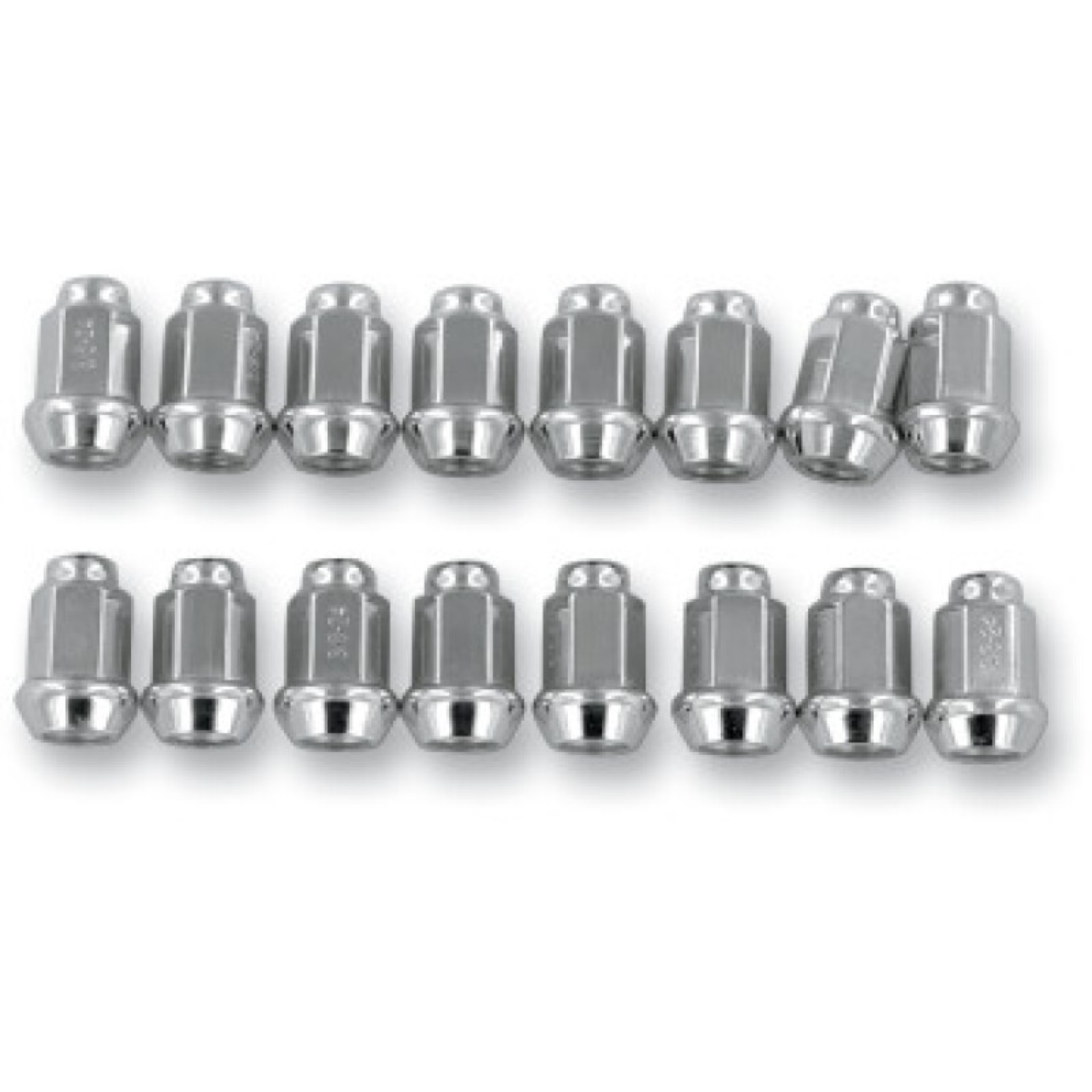 Picture of Raceline Conical Lug Nuts - 10mm x 1.25 - 16 Pack - Chrome
