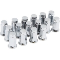 Picture of Raceline Hex/Flat Lug Nuts - 12mm x 1.25/17mm - 16 Pack - Chrome