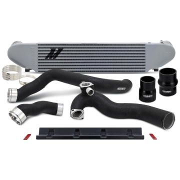 Picture of Mishimoto 2024+ Ford Mustang 2.3L EcoBoost Performance Intercooler Kit - Silver/Black