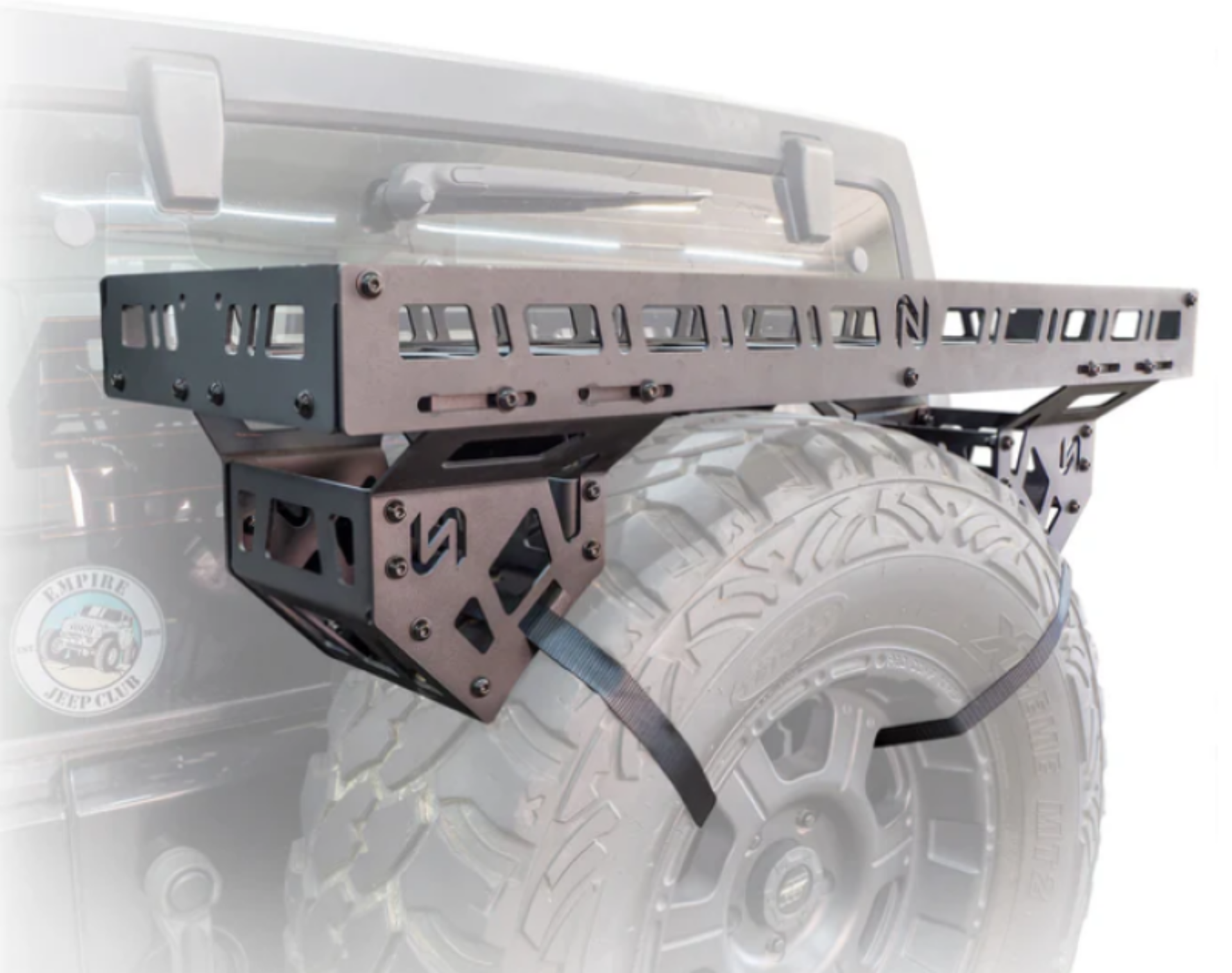Picture of Turn Offroad Universal Spare Tire Storage Rack