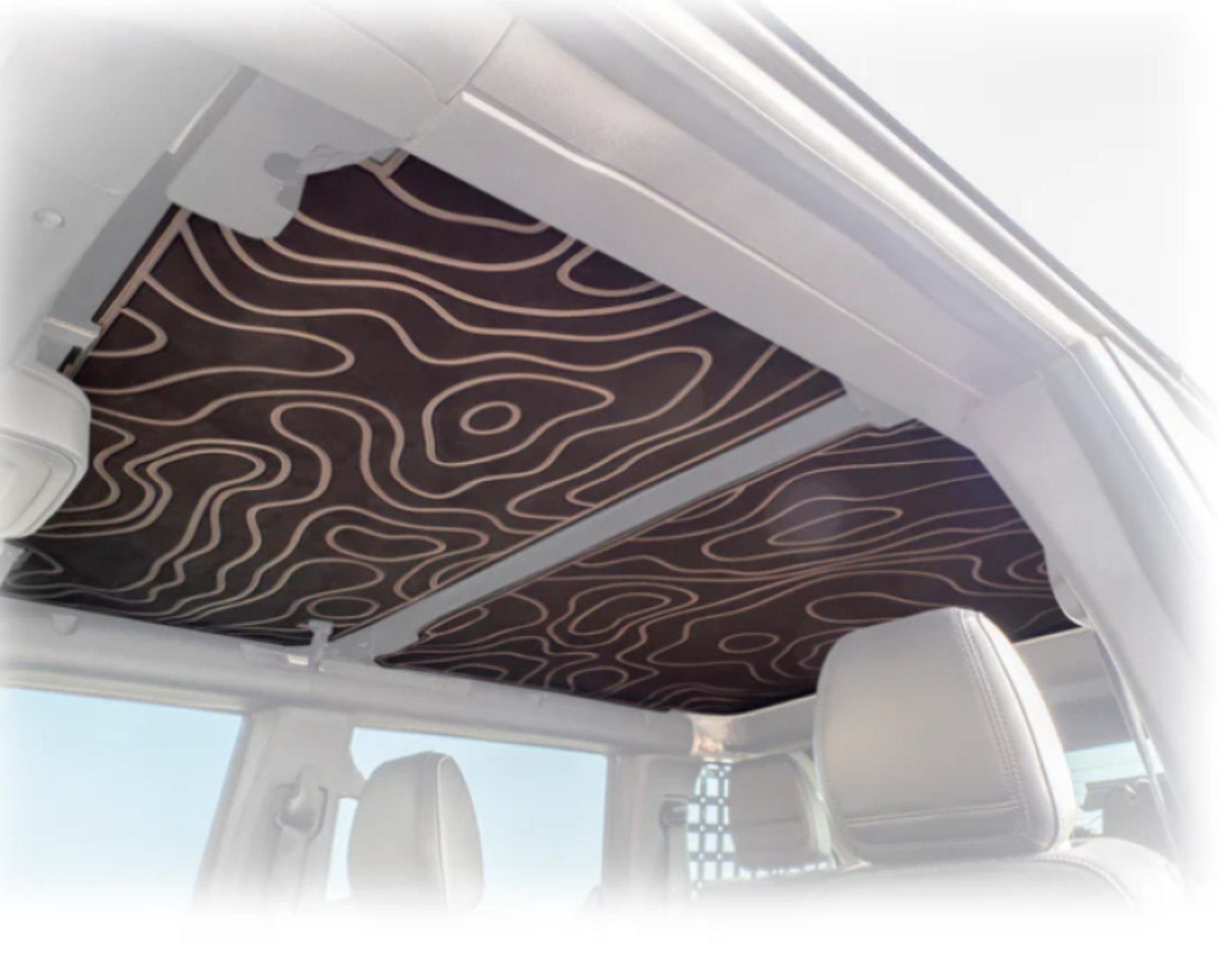 Picture of Turn Offroad 2021+ Ford Bronco Foam Headliner for TR10 Hardtop Black