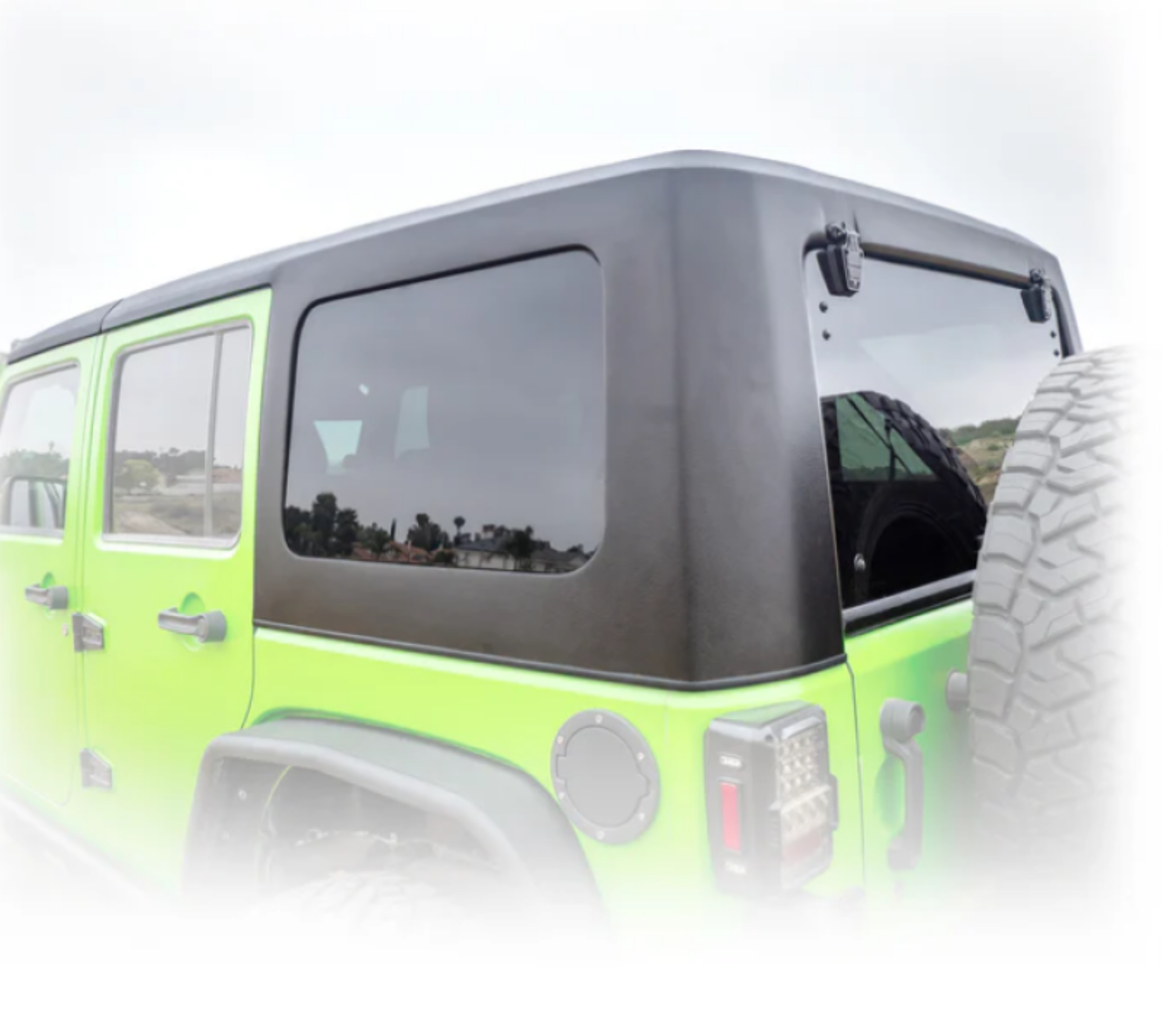 Picture of Turn Offroad 2007-2018 Jeep JK 4 Door Squareback Hardtop 2 piece