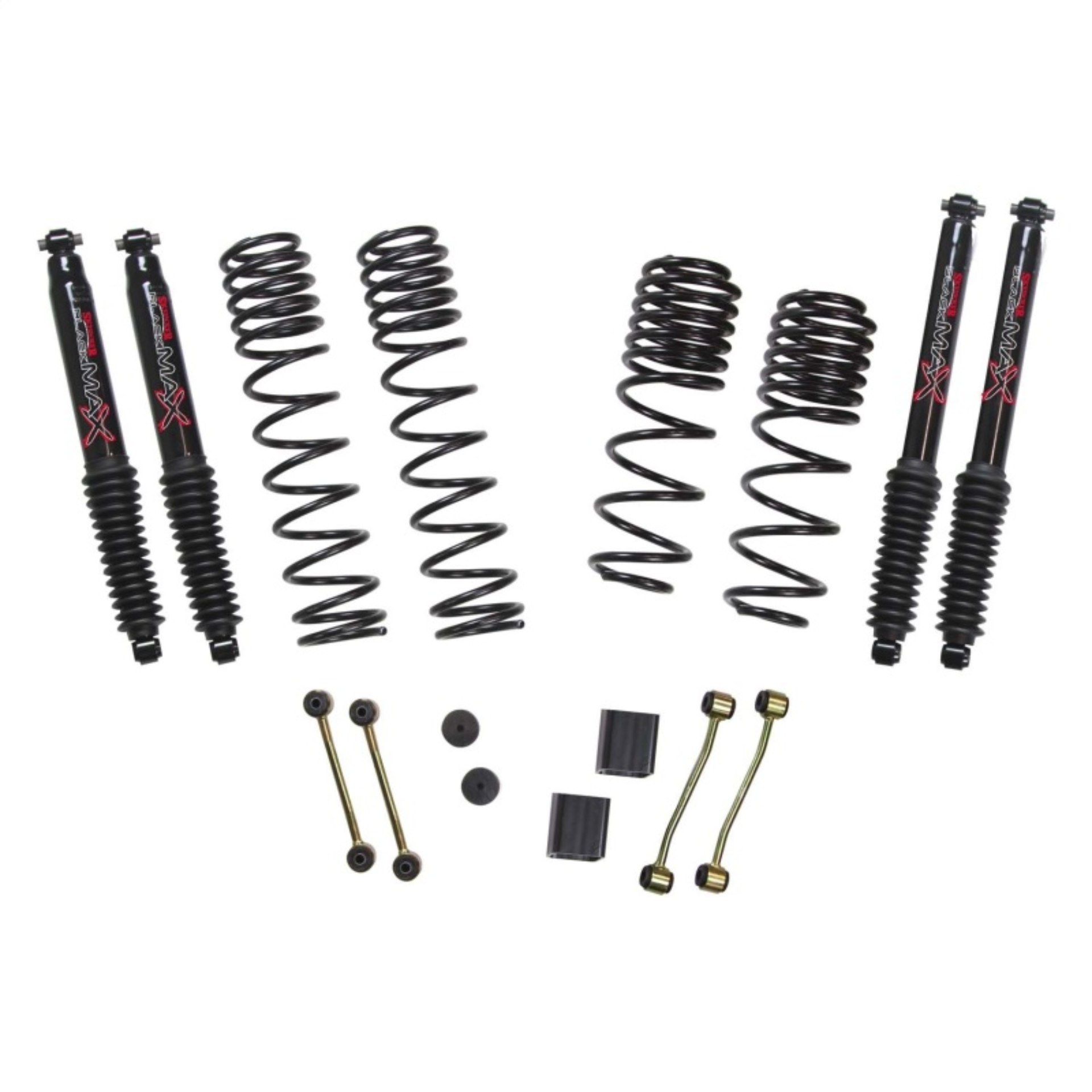 Picture of Skyjacker 21-23 Jeep Wrangler JL Rubicon 4XE 4 Dr LT 2.5in Coil Sys w/ Black MAX Shocks