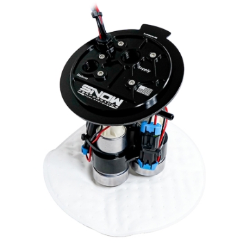 Picture of Snow Performance 2005+ Dodge Charger / 2005+ Dodge Challenger Standard Fuel Hat - Dual Pump