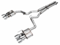 Picture of AWE Tuning 21-23 Ford Mustang Mach 1 SwitchPath Cat-Back Exhaust w/ Quad Chrome Silver Tips