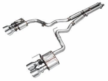Picture of AWE Tuning 21-23 Ford Mustang Mach 1 SwitchPath Cat-Back Exhaust w/ Quad Chrome Silver Tips