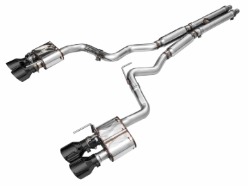 Picture of AWE Tuning 21-23 Ford Mustang Mach 1 SwitchPath Cat-Back Exhaust w/ Quad Diamond Black Tips