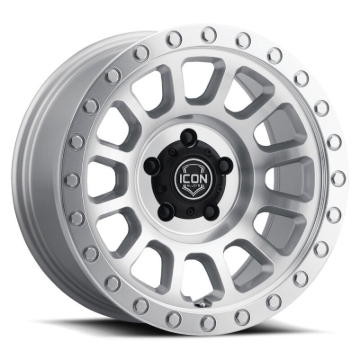 Picture of ICON Hulse 17 X 8.5 5 X 150 25mm Offset 5.75in BS Silver Machined