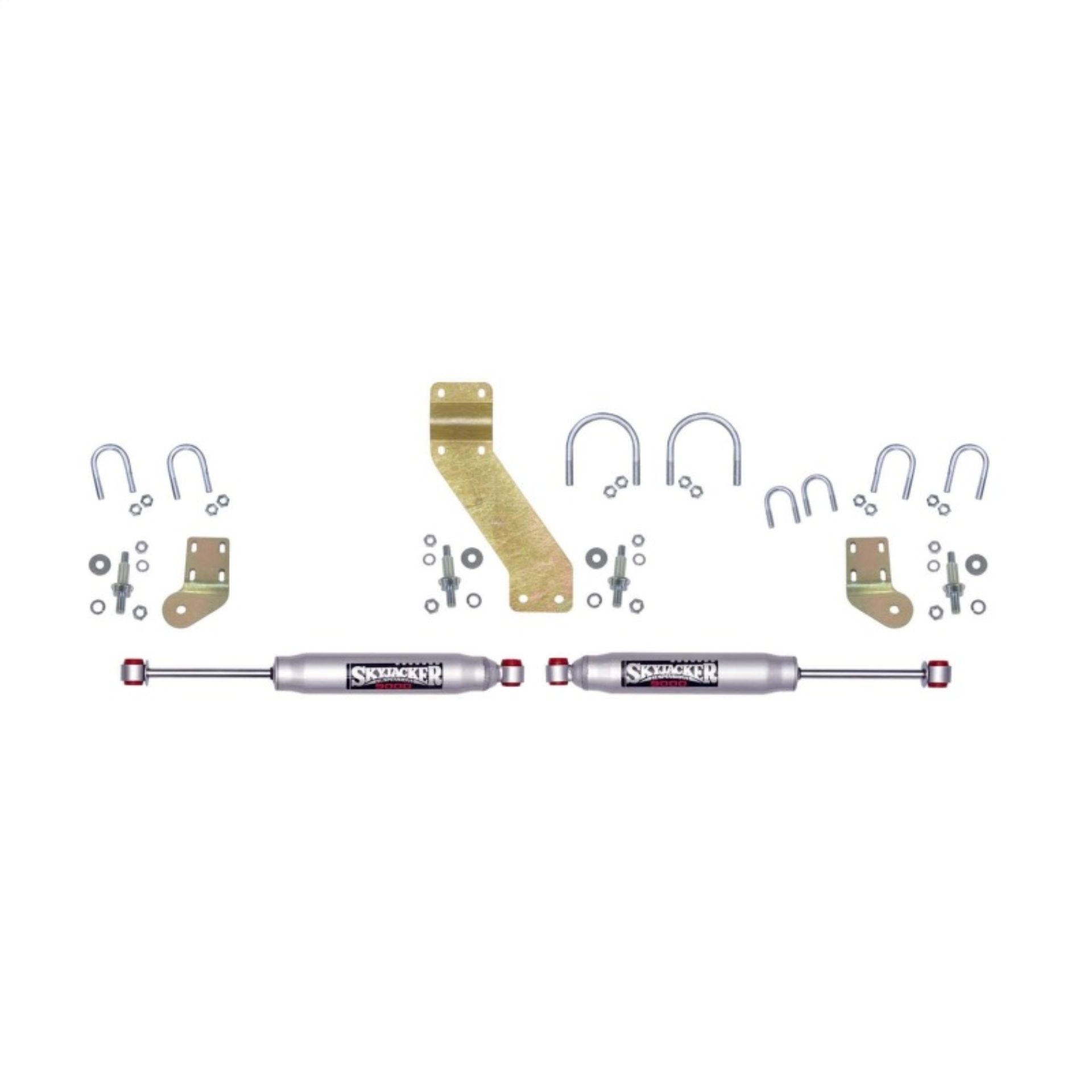 Picture of Skyjacker 66-77 Ford Bronco 4WD 9000 Dual Stabilizer Kit w/ Silver Cylinders