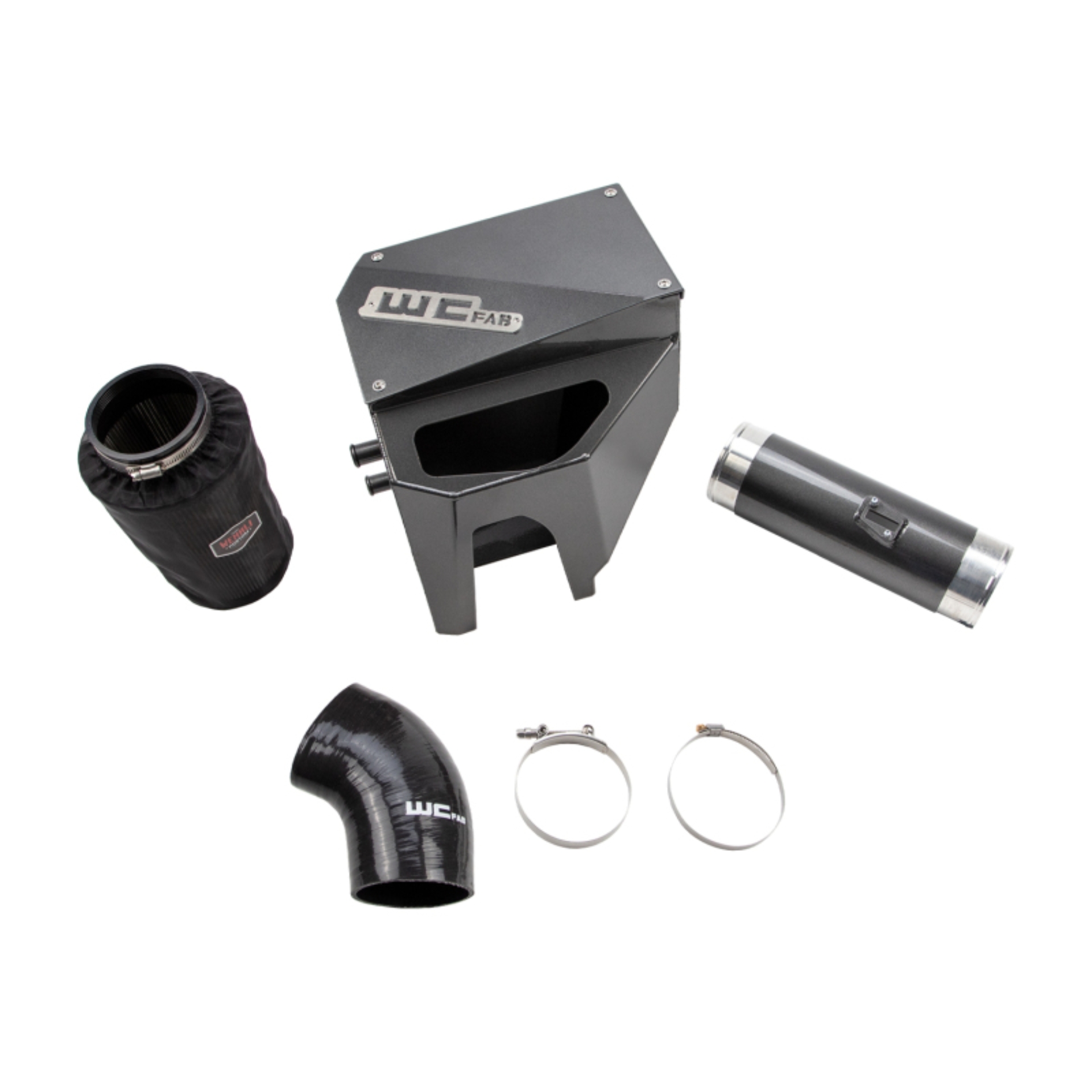 Picture of Wehrli 20-24 Ford 6.7L Powerstroke 4in. Intake Kit - Bronze Chrome
