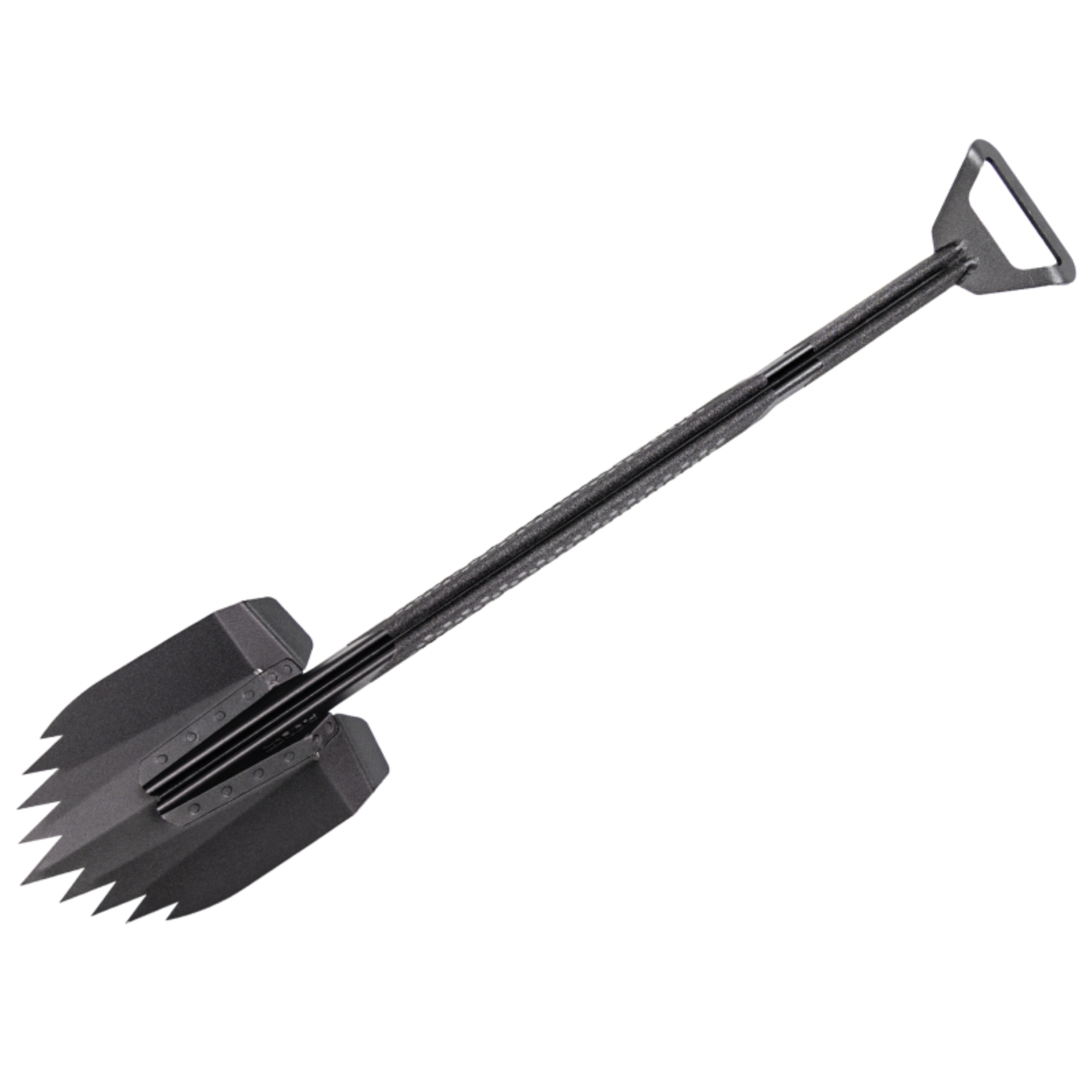 Picture of Go Rhino Xventure Gear Sharktooth Stackable Shovel - Textured Black