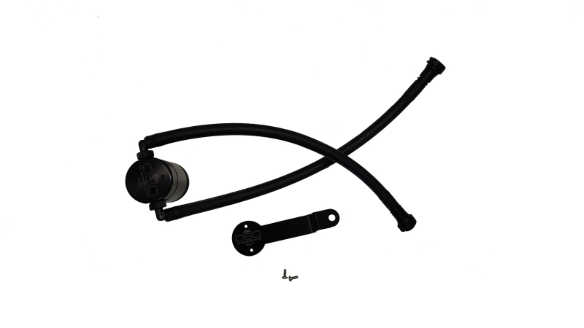 Picture of J&L 14-18 Chevy Silverado 1500 / 14-18 GMC Sierra 1500 4.3L V6 Oil Separator - Black Anodized