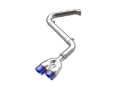 Picture of aFe Takeda Axle-Back Exhaust System Hyundai Elantra N Line 21-25 L4-1.6L- Blue Flame Tip