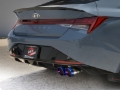 Picture of aFe Takeda Axle-Back Exhaust System Hyundai Elantra N Line 21-25 L4-1.6L- Blue Flame Tip