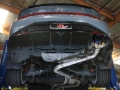 Picture of aFe Takeda Axle-Back Exhaust System Hyundai Elantra N Line 21-25 L4-1.6L- Blue Flame Tip