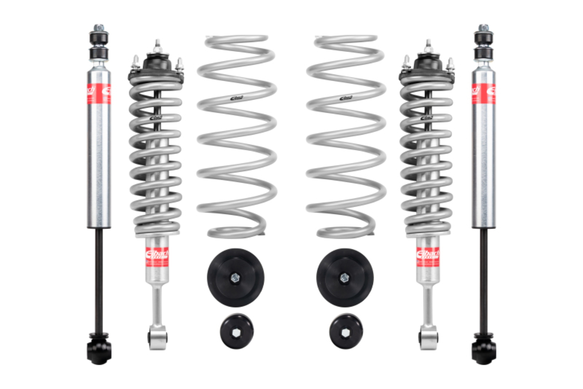 Picture of Assembled Front Shocks + 2 Springs + 2 Rear Shocks
