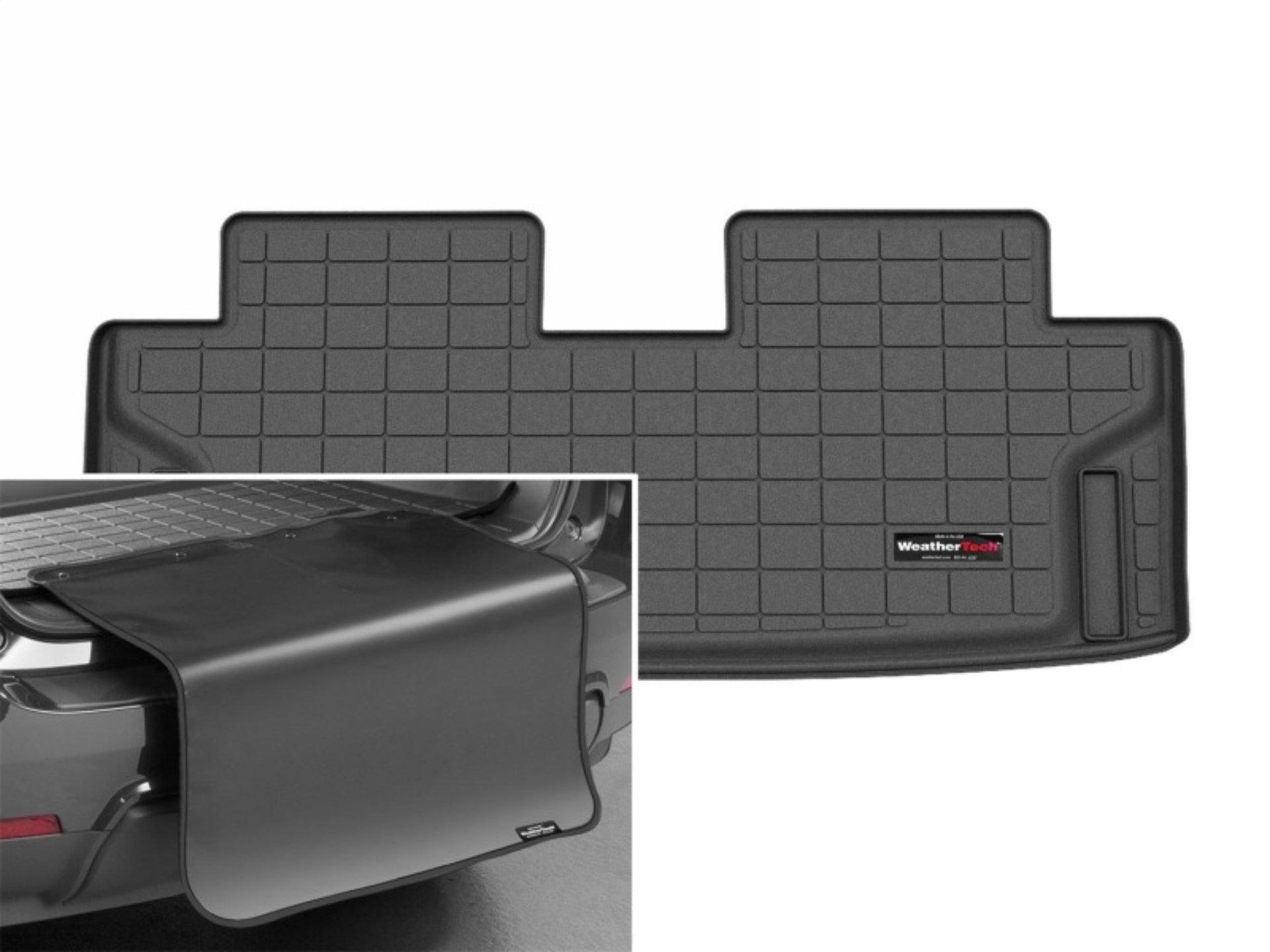 Picture of WeatherTech 2025 Volkswagen ID.Buzz Cargo Liner w/ Bumper Protector - Black