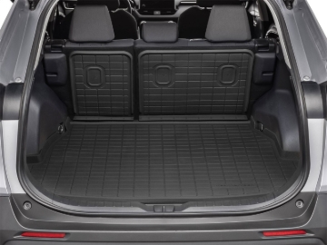 Picture of WeatherTech 19-25 Toyota RAV4 (Incl. Hybrid) SeatBack Cargo Liners HP w/ Bumper Protector - Black