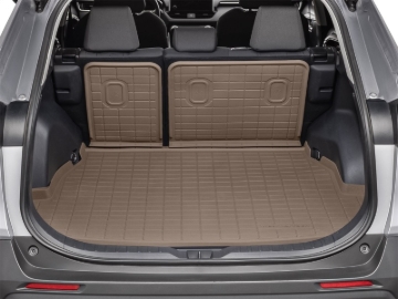 Picture of WeatherTech 19-25 Toyota RAV4 (Incl. Hybrid) SeatBack Cargo Liners HP w/ Bumper Protector - Tan