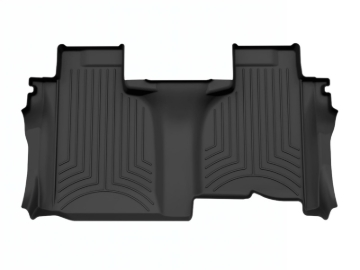 Picture of WeatherTech 19-25 Chevy Silverado Double Cab Bench Front FloorLiner HP - Black