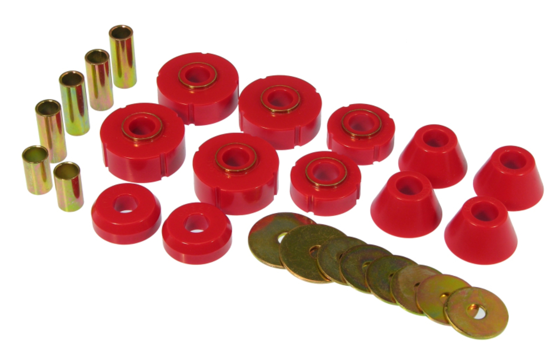 Picture of Prothane 67-72 Chevy C10 Body Mount Kit - Red