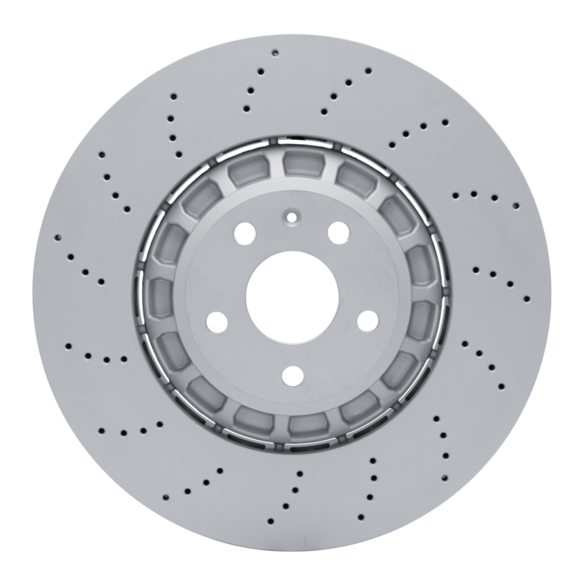 Picture of DFC Front Drilled Hi-Carbon Alloy GEOMET Coated Rotor - 920-73098A
