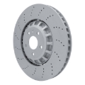 Picture of DFC Front Drilled Hi-Carbon Alloy GEOMET Coated Rotor - 920-73098A