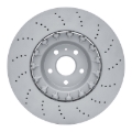 Picture of DFC Front Drilled Hi-Carbon Alloy GEOMET Coated Rotor - 920-73098A