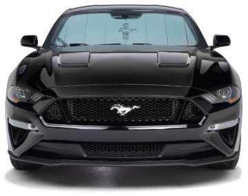 Picture of Covercraft 65-70 Ford Mustang Custom UVS100 Sunscreen w/ Black Mustang Logo