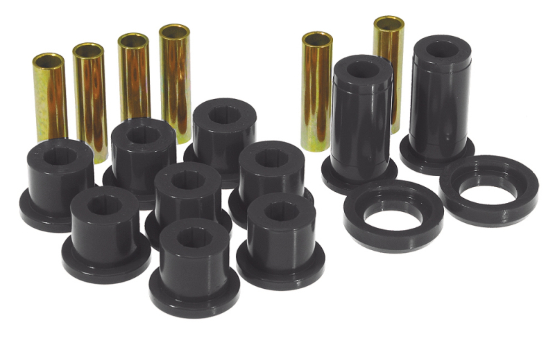Picture of Prothane 82-00 GM S-Series 2/4wd Rear Spring & Shackle Bushings - Black