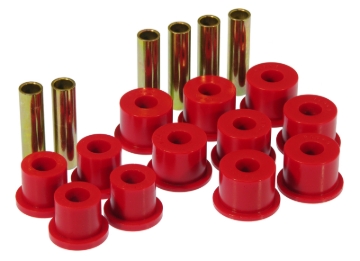 Picture of Prothane 88-98 GM 2/4wd Rear Spring & Shackle Bushings - Red
