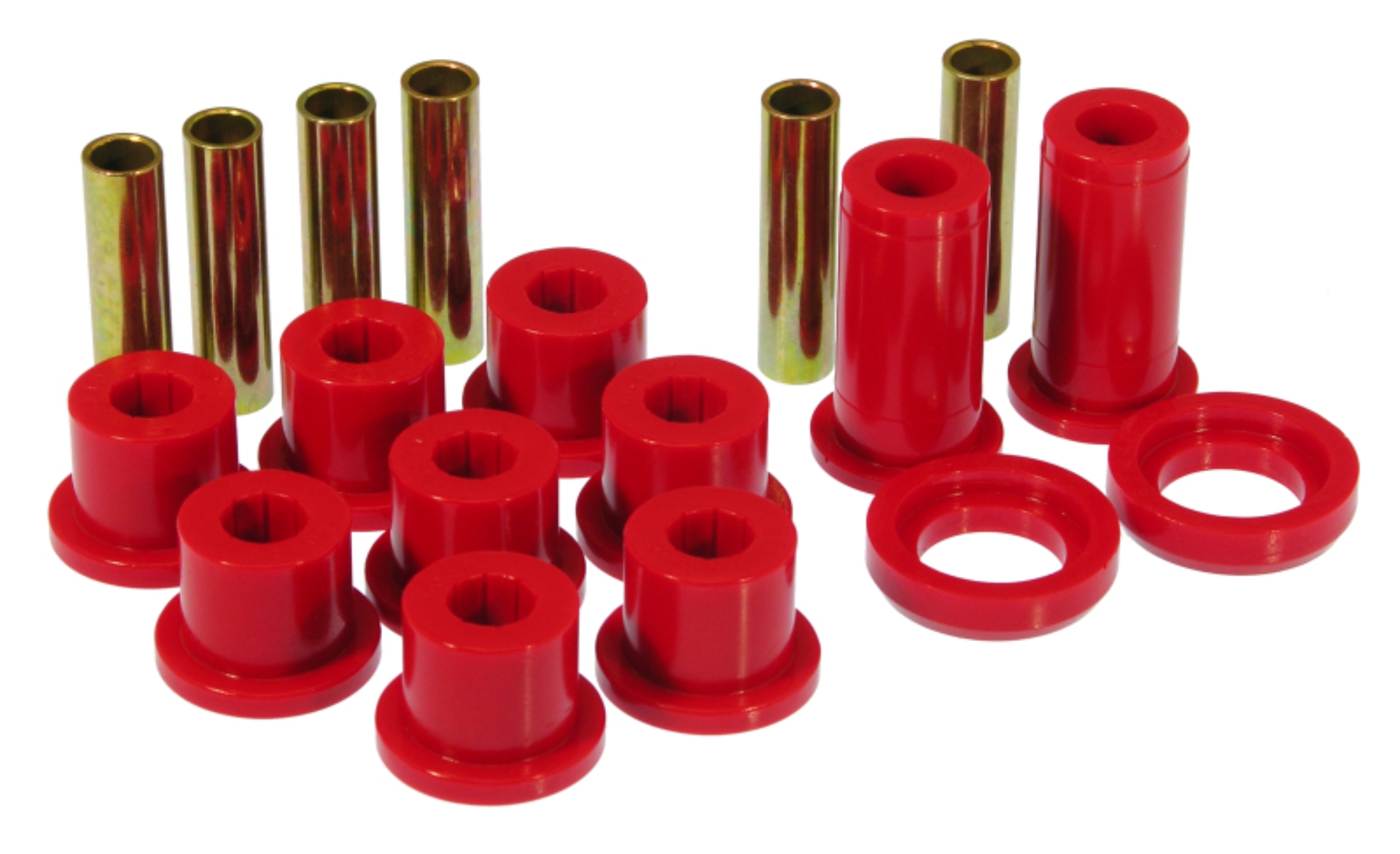 Picture of Prothane 82-00 GM S-Series 2/4wd Rear Spring & Shackle Bushings - Red