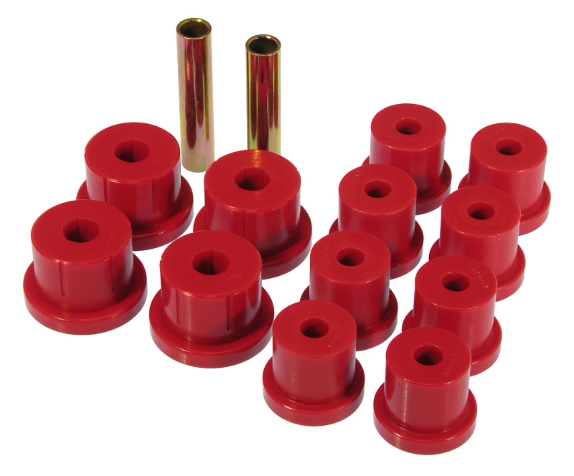 Picture of Prothane 62-67 Chevy Nova Mono Leaf Spring Bushings - Red