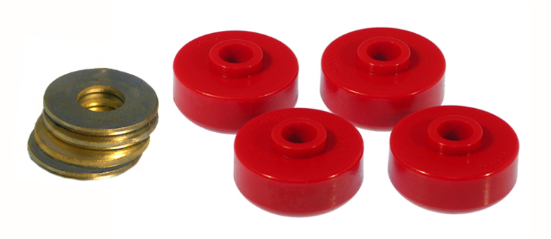 Picture of Prothane Rear Spring Cushions - Red - 7-1020