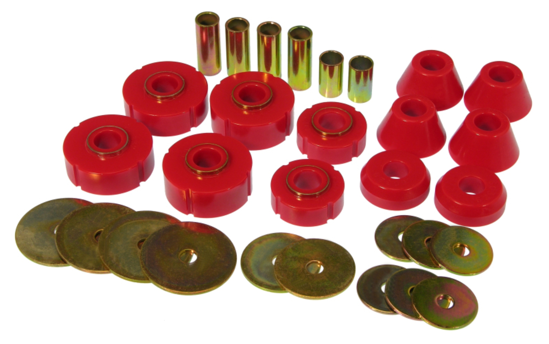 Picture of Prothane 73-80 Chevy C10 Body Mount Kit - Red