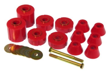 Picture of Prothane 73-80 GM Body Mount 12 Bushing Kit - Red