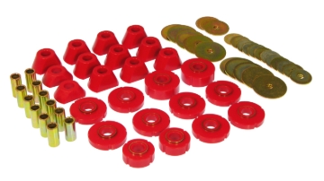 Picture of Prothane 67-72 Chevy K10 Blazer Body Mount Kit - Red
