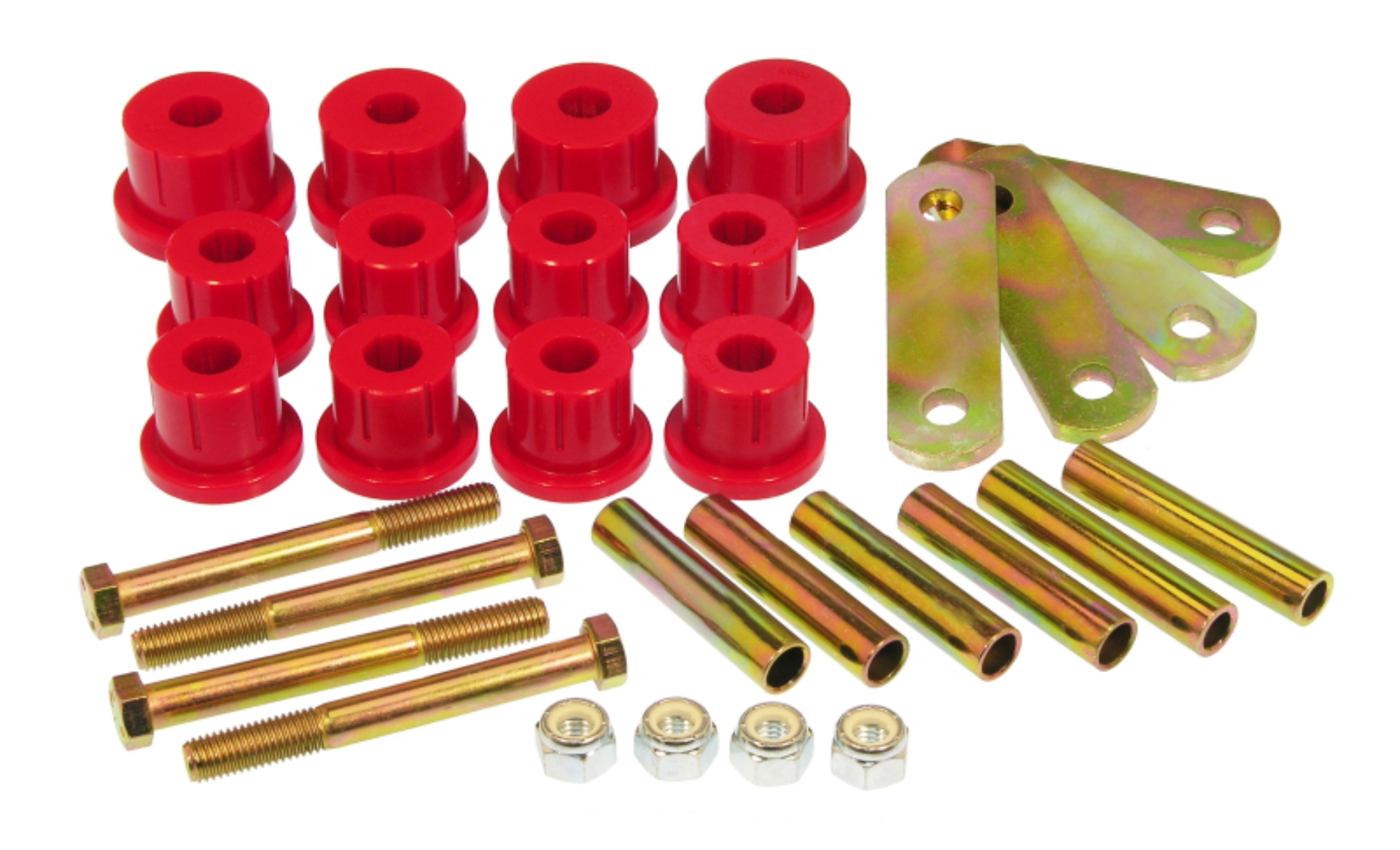 Picture of Prothane 67-69 Chevy Camaro HD Spring & Shackles Bushings - Red