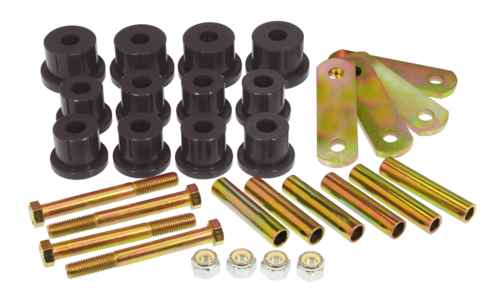 Picture of Prothane 67-69 Chevy Camaro HD Spring & Shackles Bushings - Black