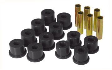 Picture of Prothane GM Rear Spring & Shackle Bushings (w/ 1.5in OD Frame Shackle Bush) - Black