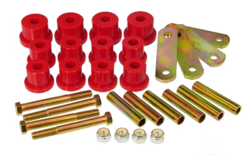 Picture of Prothane 62-67 Chevy Nova HD Spring & Shackles Bushings - Red