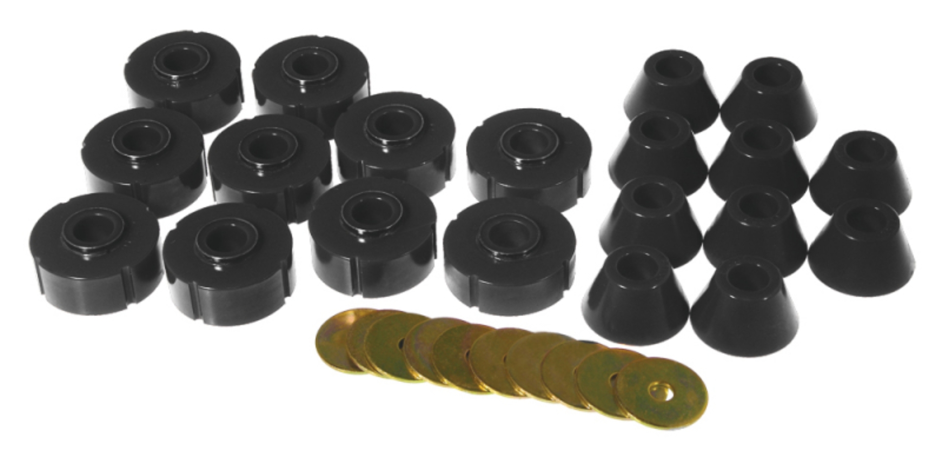 Picture of Prothane 78-80 Chevy K10 Blazer Body Mount Kit - Black