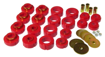 Picture of Prothane 81-91 Chevy K10 Blazer Body Mount Kit - Red