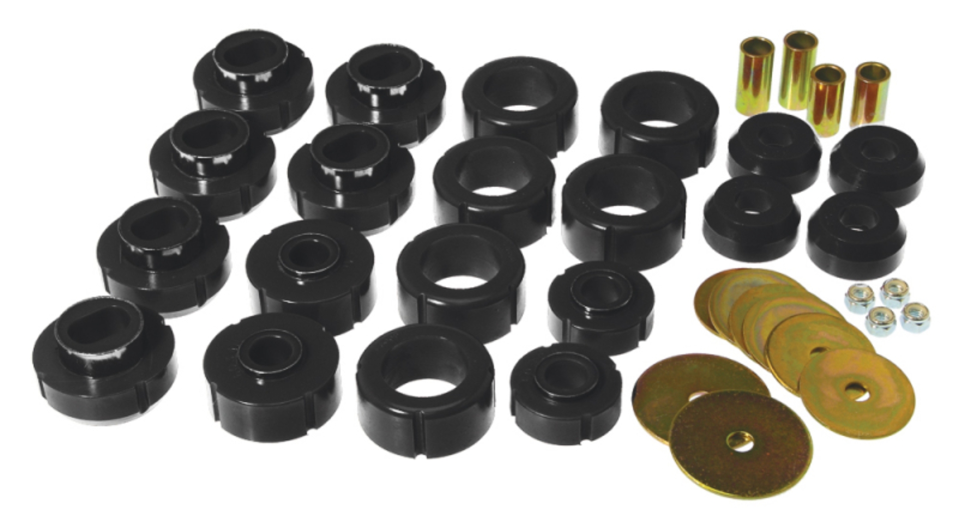 Picture of Prothane 81-91 Chevy K10 Blazer Body Mount Kit - Black