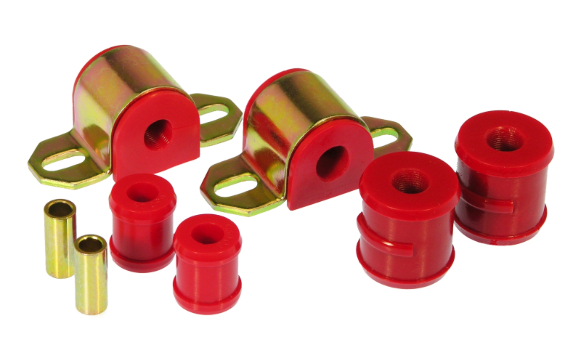 Picture of Prothane Rear Sway Bar Bushings - 5/8in 1-Bolt - Red - 7-1122