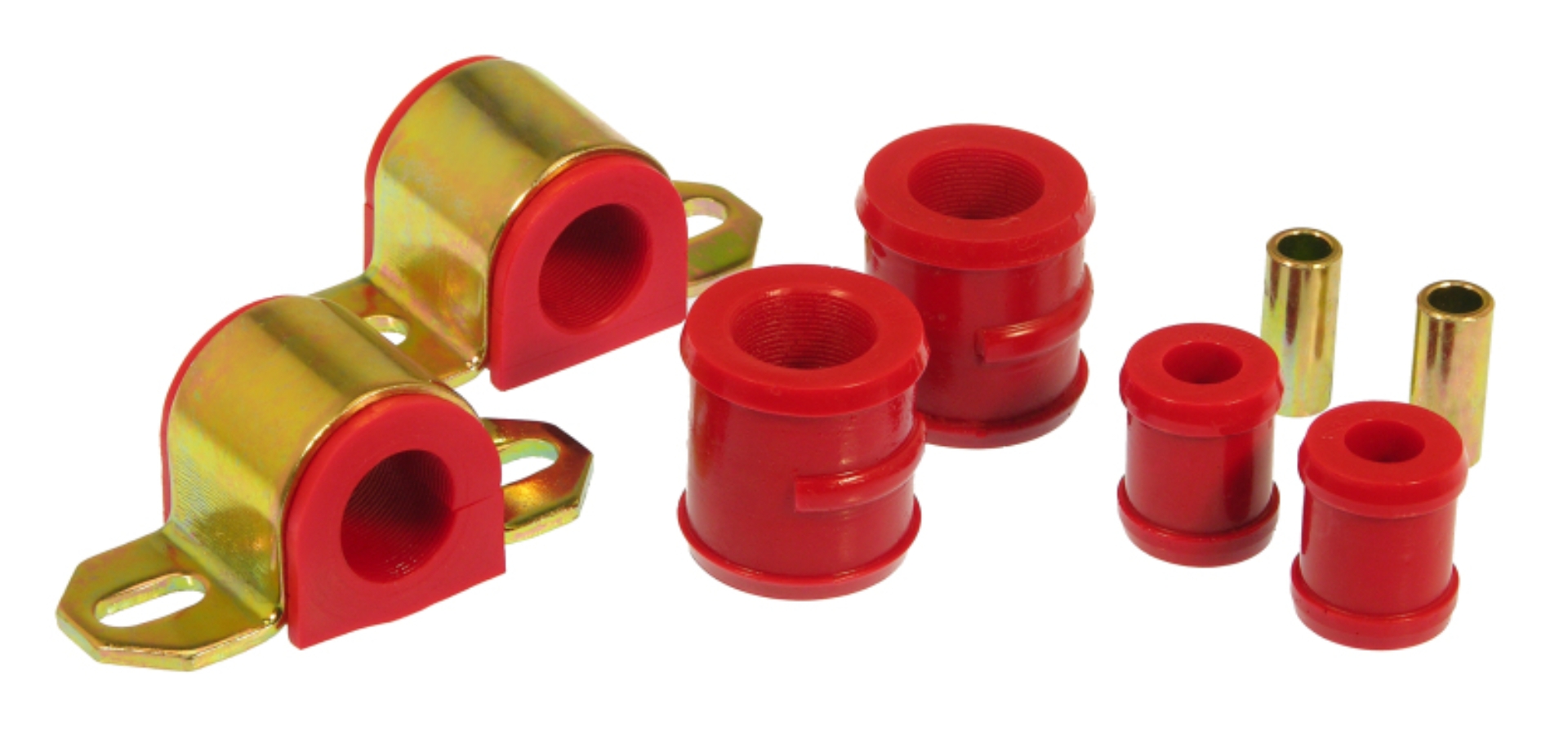 Picture of Prothane 67-81 Chevy Camaro/Firebird Rear Sway Bar Bushings - 1in 1-Bolt - Red